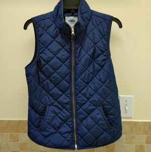 Old Navy Admiral Blue puff vest